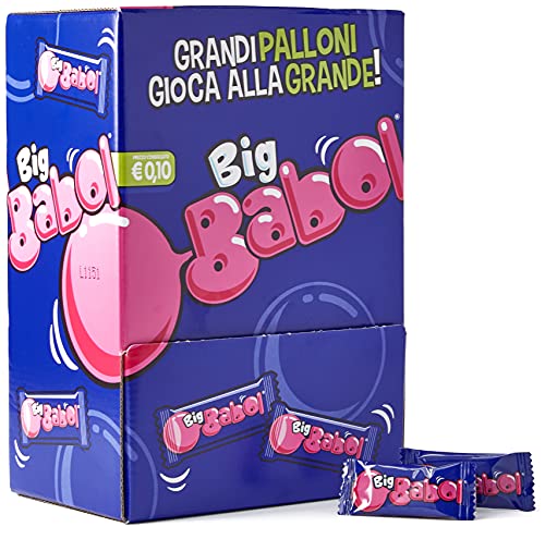Big Babol Tutti Frutti Chewing Gum Morbido Con Succo Di Fragola, Senza Glutine, Gusto Tutti Frutti, Confezione Da 200 Gomme Da Masticare Incartate Sin