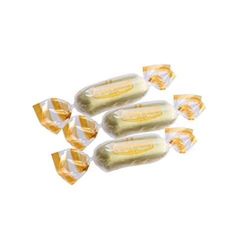 Gessetti Gialli Incartati Singolarmente | Confezione Da Kg 1 | Cedrinca La Caramella Del Lago Di Garda (Limone Zenzero Curcuma)