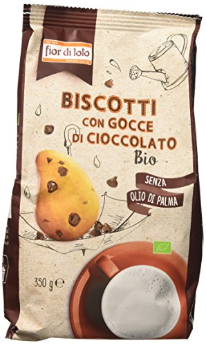 Fior Di Loto Biscotti Con Gocce Di Cioccolato, 350G