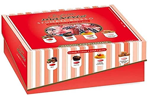 Confetti Maxtris Dolce Evento Vassoio Sfumati Rossi Per Laurea Senza Glutine 500G, Assortito
