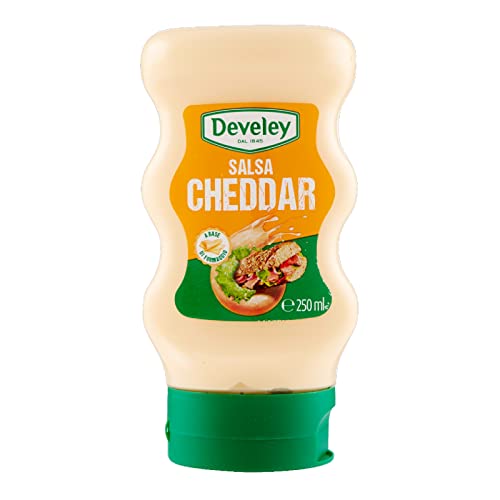 Salsa Cheddar Develey Cheddar Bottiglia Squeeze 250 Ml Salse Condimento