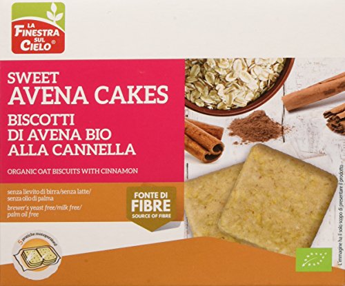 La Finestra Sul Cielo Sweet Avenacakes - Biscotti Di Avena Alla Cannella Bio - 250 G