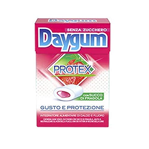 5 Pacchetti Gomme Da Masticare Daygum Protex Fragola Chewing Gum Con Succo