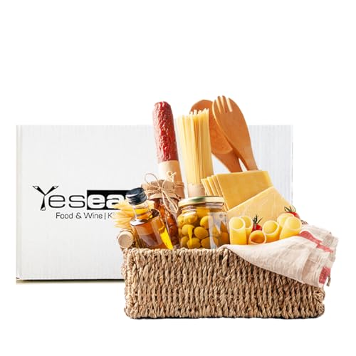 Yeseatis - Cesto Regalo Gourmet 15 Specialità Gastronomiche Artigianali - Made In Italy