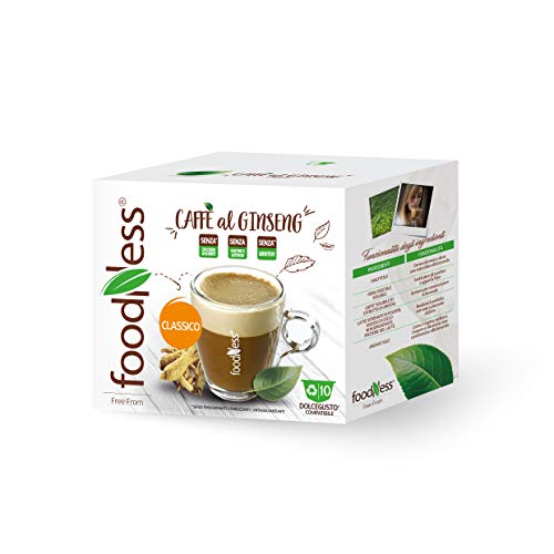 Foodness Capsula Caffè Al Ginseng Dolce Gusto 4 Confezioni Da 10 Capsule [Tot. 40 Capsule]