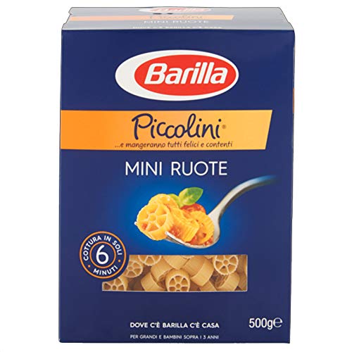 Mini Pasta Barilla I Piccolini Ruote 500 Gr I Classici Pasta Corta Classici