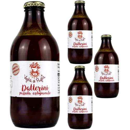 Voglia Di Puglia Passata Di Datterini Al Naturale 4 Pezzi 300 Gr