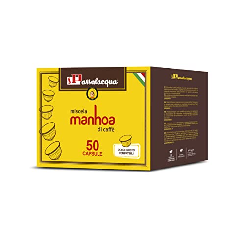 50 Capsule Manhoa Passalacqua Compatibile Con Nescafè Dolce Gusto