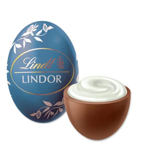 Ovetti Cioccolato Lindt Lindor Latte Con Ripieno Bianco 500 G