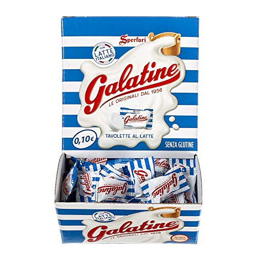Galatine - Caramelle Al Latte, Incartate Singolarmente - 0.6Kg - Box Da 200 Pezzi