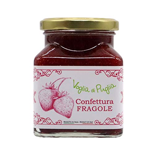 Voglia Di Puglia Confettura Di Fragole 340 Grammi 100% Made In Italy