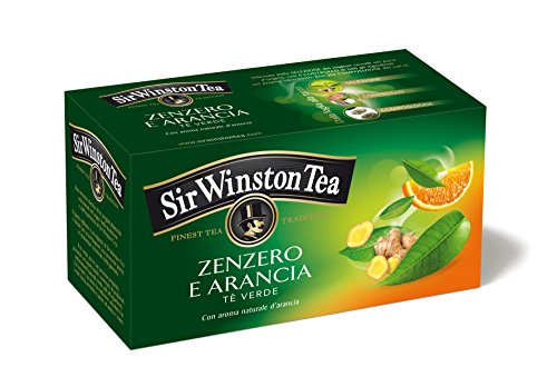 Sir Winston Tea Tè Verde, Zenzero E Arancia, 20 Filtri