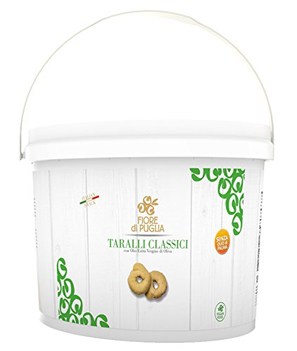 Taralli Pugliesi Classici Fiore Di Puglia 3 Kg Con Olio Extra Vergine D'Oliva