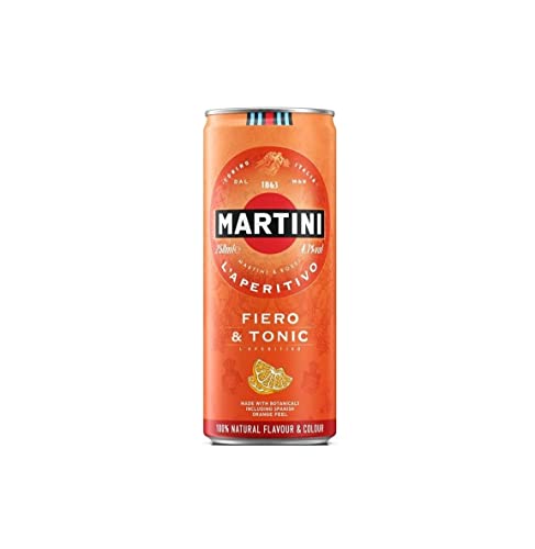 Martini Fiero & Tonic, Cocktail Pronto Da Bere, 4,7% Abv, 12 X 25Cl / 250Ml