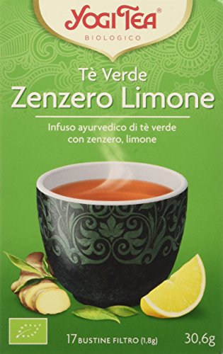 Yogi Tea Tè Verde Zenzero Limone - 17 Bustine Filtro [30.6 Gr]