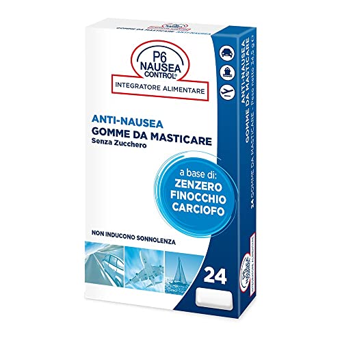 Consulteam P6 Nausea Control - Anti-Nausea Gomme Da Masticare, 24 Gomme