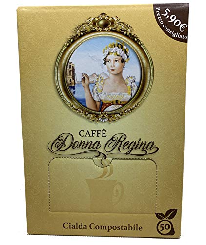 Caffè Donna Regina 50 Cialde Ese 44 Mm Carta Filtro Forte Napoletano Compatibili Con Macchine A Cialde Ese - Joe Break