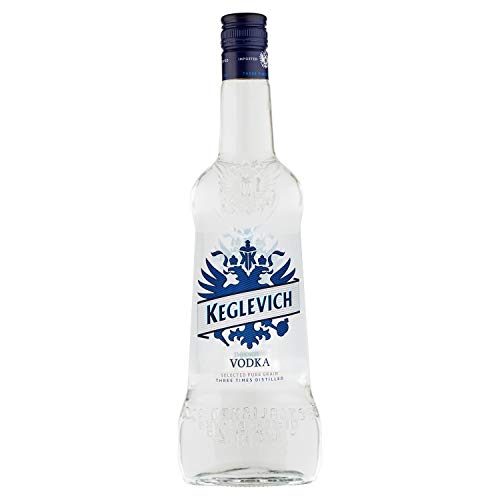 Keglevich Vodka, Vodka Dry Di Puro Grano Distillato 6 Volte, Di Origine Polacca - 1 Bottiglia Da 700 Ml