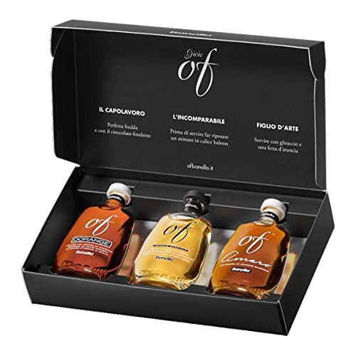 Bonollo Gioie Of Amaro 5 Cl, Amarone 5 Cl, Dorange 5 Cl In Confezione