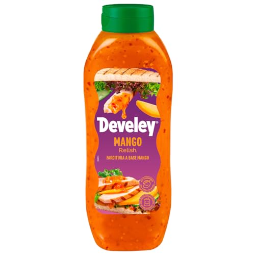 Salsa Relish Develey Mango Relish Bottiglia Squeeze 875 Ml Food Service