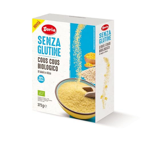 Doria Cous Cous Cous Biologico Di Mais E Riso Senza Glutine, 375 G
