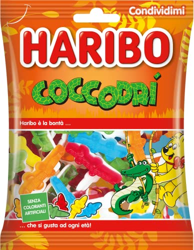 Haribo Coccodri, Caramelle Gommose, Gusto Frutta, Ideali Per Feste E Dolci Momenti Di Relax - 175Gr