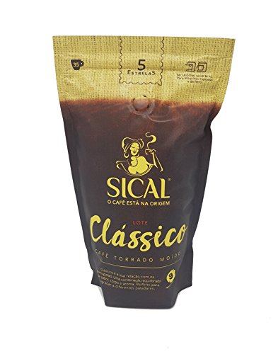 Sical Portoghese Clasico Caffettiera Normale Caffè 5 Estrelas 250G 1 Pack