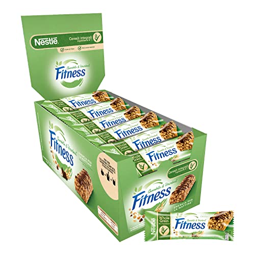 Fitness Choco Hazelnut Barrette Di Cereali Integrali Con Cioccolato Al Latte E Gusto Nocciola, 24 Pezzi Da 23.5 G (564 G)