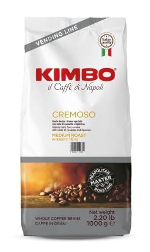 1Kg Caffè In Grani Chicchi Kimbo Cremoso Per Distributori E Macchine Casa Bar