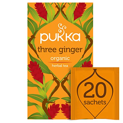 Pukka Herbs Three Ginger Tisana Biologica, 20 Filtri