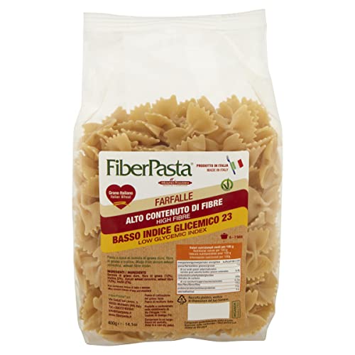 Fiberpasta Pasta Formato Farfalle A Basso Indice Glicemico - 400G