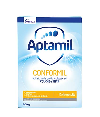 Aptamil - Conformil - Latte In Polvere Ai Indicato Per La Gestione Dietetica Di Coliche E Stipsi Dei Neonati - Formato Da 600 Grammi