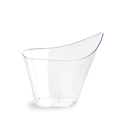 Pz 100 Coppetta 120 Cc Forma A Goccia Monoporzioni Dessert Dolci Mousse Semifreddi Trasparente Alti 5,8 Cm