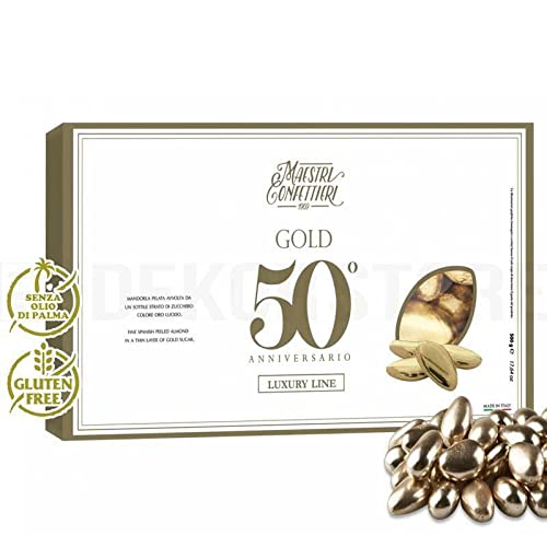 Confetti Maxtris Al Cioccolato Dorati 500G