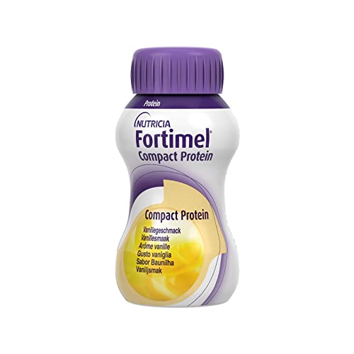 Nutricia Fortimel Compact Protein - Integratore Nutrizionale Proteico Gusto Vaniglia - 4 X 125 Ml