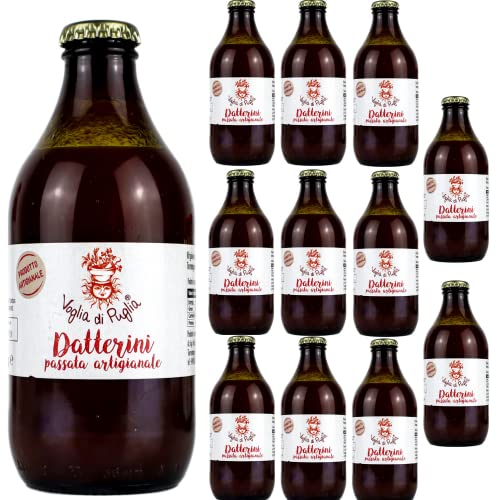 Voglia Di Puglia Passata Artigianale Di Datterino Pugliese 12 Pezzi 720 Ml