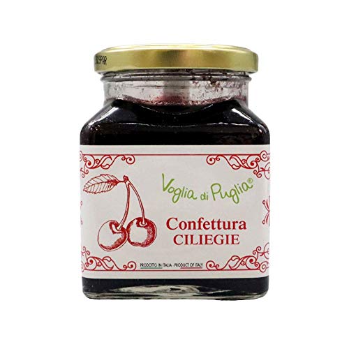 Voglia Di Puglia Confettura Di Ciliegie 340 Gr 100% Made In Italy