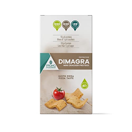 Dimagra - Mini Cracker Proteici - Per Diete Ipocaloriche - 4 Porzioni Da 50 G