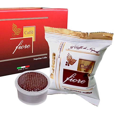 200 Capsule Caffè Fiore Belen Miscela Alta Qualità Con Maggiore Percentale Di Arabica Compatibili Cialde Caffè Lavazza Espresso Point
