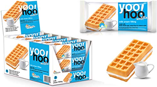 Yoo Hoo! Crema Di Latte - Doppio Waffle Con Il 40% Di Crema Di Latte. Dispensa Zaniboni. Confezione Da 12 Pezzi.