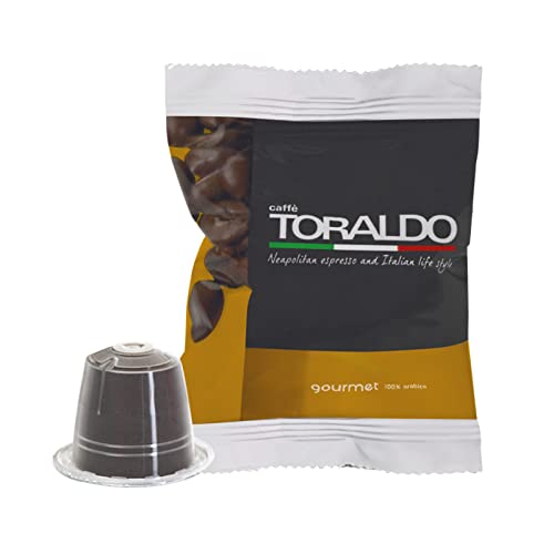 Caffè Toraldo Nespresso | Capsule Compatibile Nespresso* (100 Unità, Miscela Gourmet)