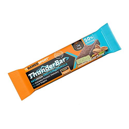 Named Sport Thunder Bar - Barretta 50% Di Proteine Excellent Pistachio, 50G