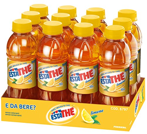 Estathé Vero Infuso Di The Al Limone, 12 Bottiglie Da 0.4 Lt