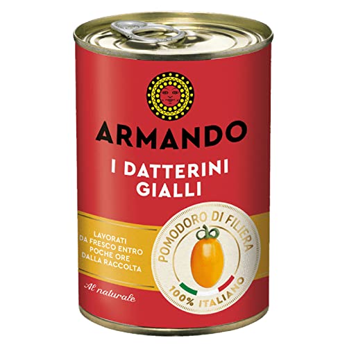 I Datterini Gialli Armando Al Naturale Latta Da 400G Pomodoro Italiano Naturale