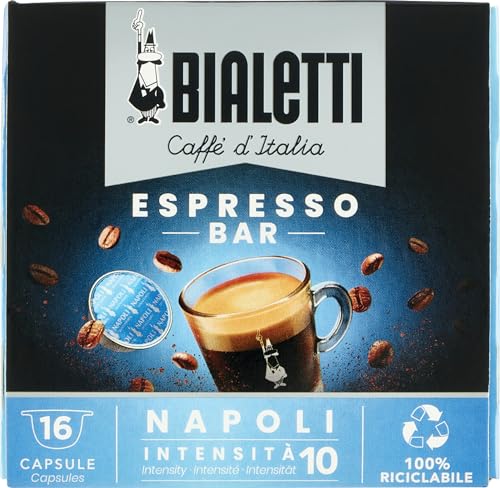 Bialetti Caffè Napoli Gusto Intenso 16Caps, 112G