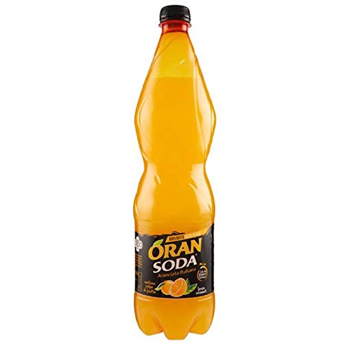Oran Soda Bottiglie 6 X 1 Litro Aranciata Bibita Frizzante Bevanda Arancia