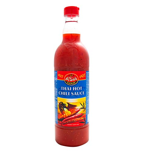 Bottiglia Salsa Piccante Thai Chili Sauce Asia Gold Peperoncino Piccante