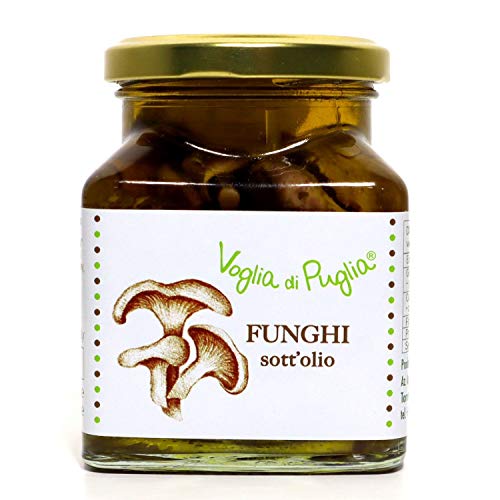 Voglia Di Puglia Funghi Sottolio In Olio Extravergine D'Oliva 270 Gr