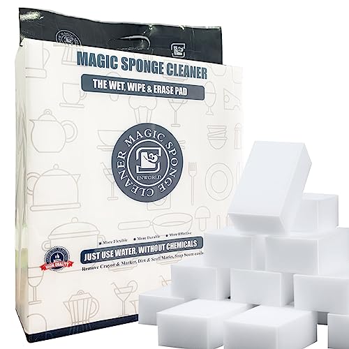 50Pz Detergente Per Melamina In Gomma Spugnosa Magica, Detergente Universale In Spugna Antigraffio Per La Pulizia Di Superfici Multiple - Extra Large