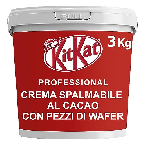 Kitkat Professionale Crema Spalmabile Con Pezzetti Di Wafer, Secchiello 3 Kg